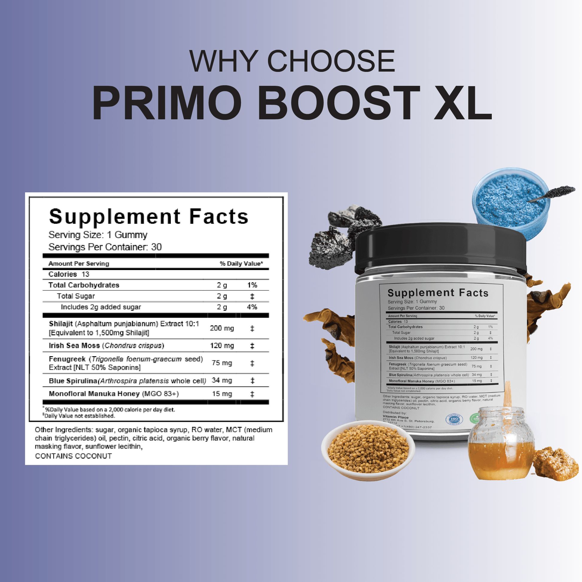 Primo Boost XL Gummies - Vitamin Place - Men's Health