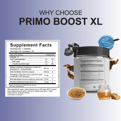 Primo Boost XL Gummies - Vitamin Place - Men's Health