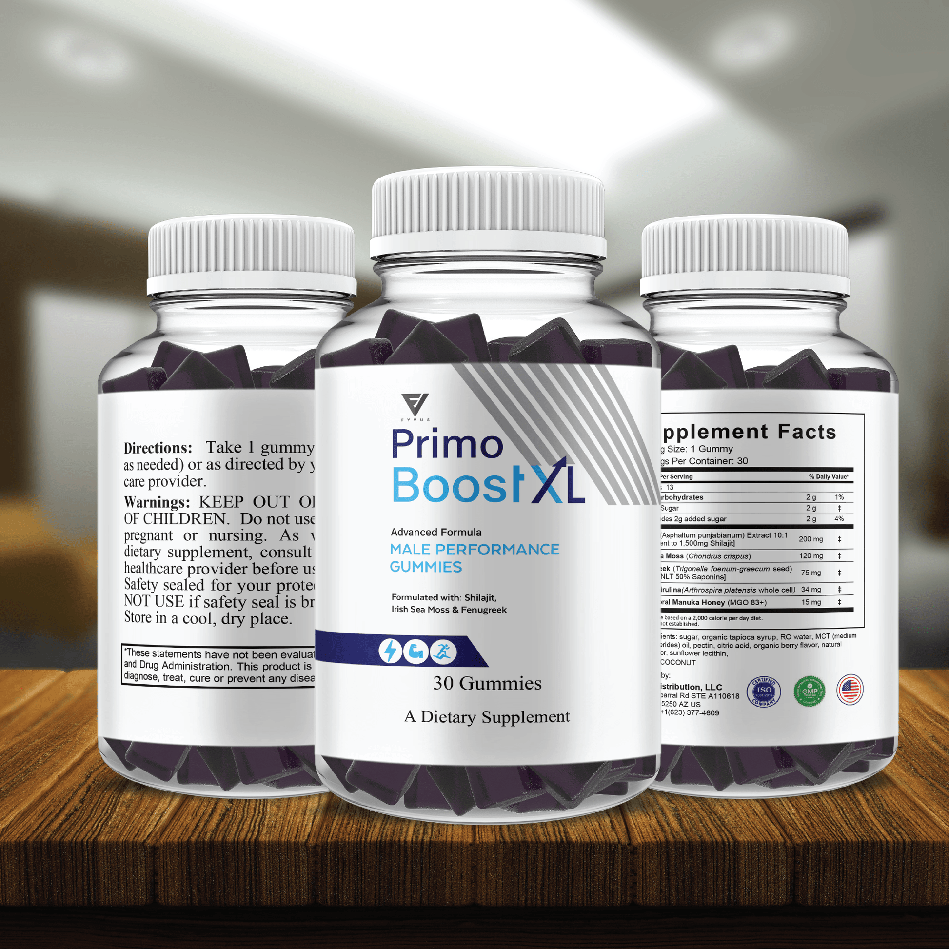 Primo Boost XL Gummies - Vitamin Place - Men's Health