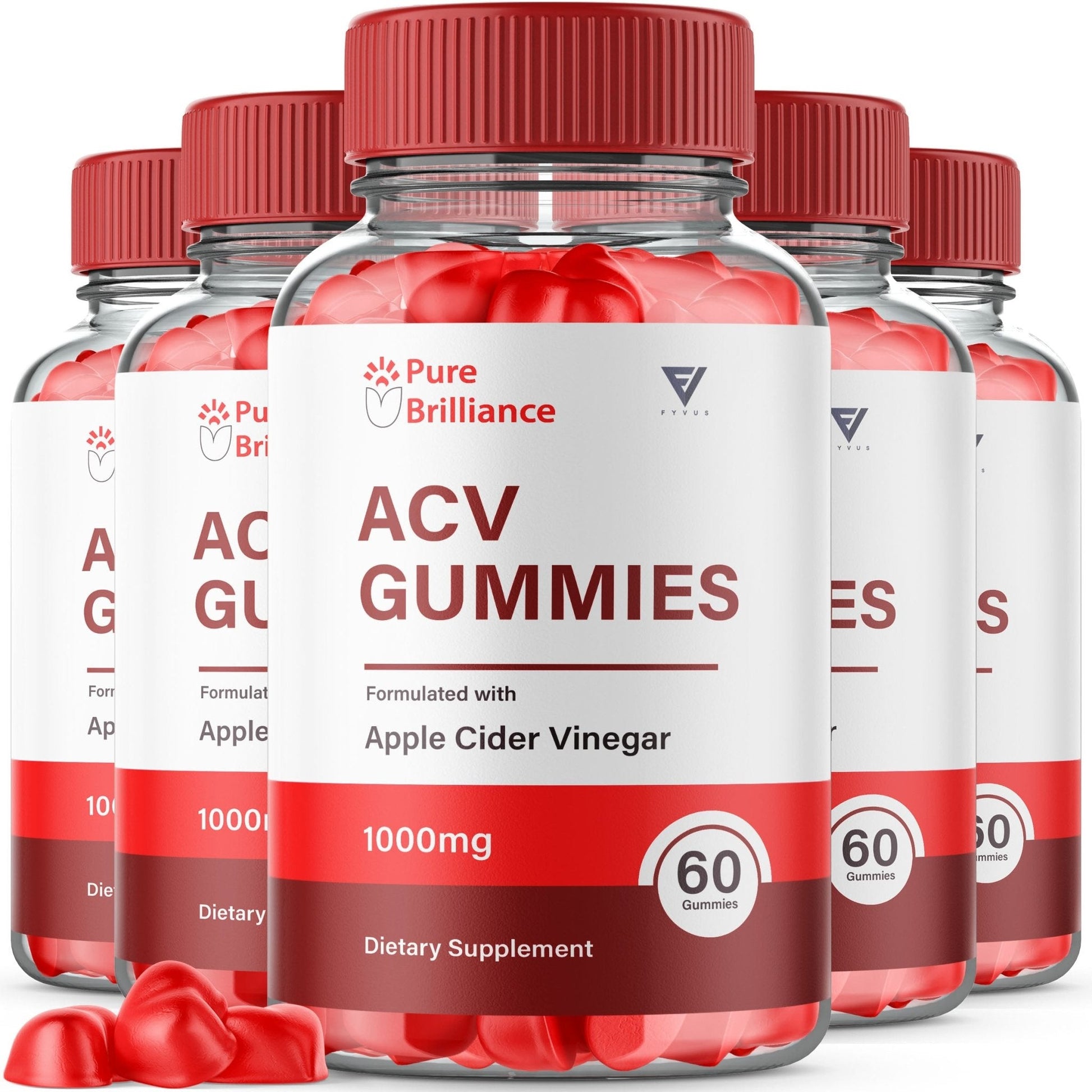 Pure Brilliance Keto ACV Gummies - Vitamin Place - Apple Cider Vinegar Gummies
