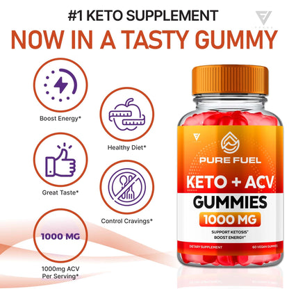 Pure Fuel - Keto ACV Gummies - Vitamin Place