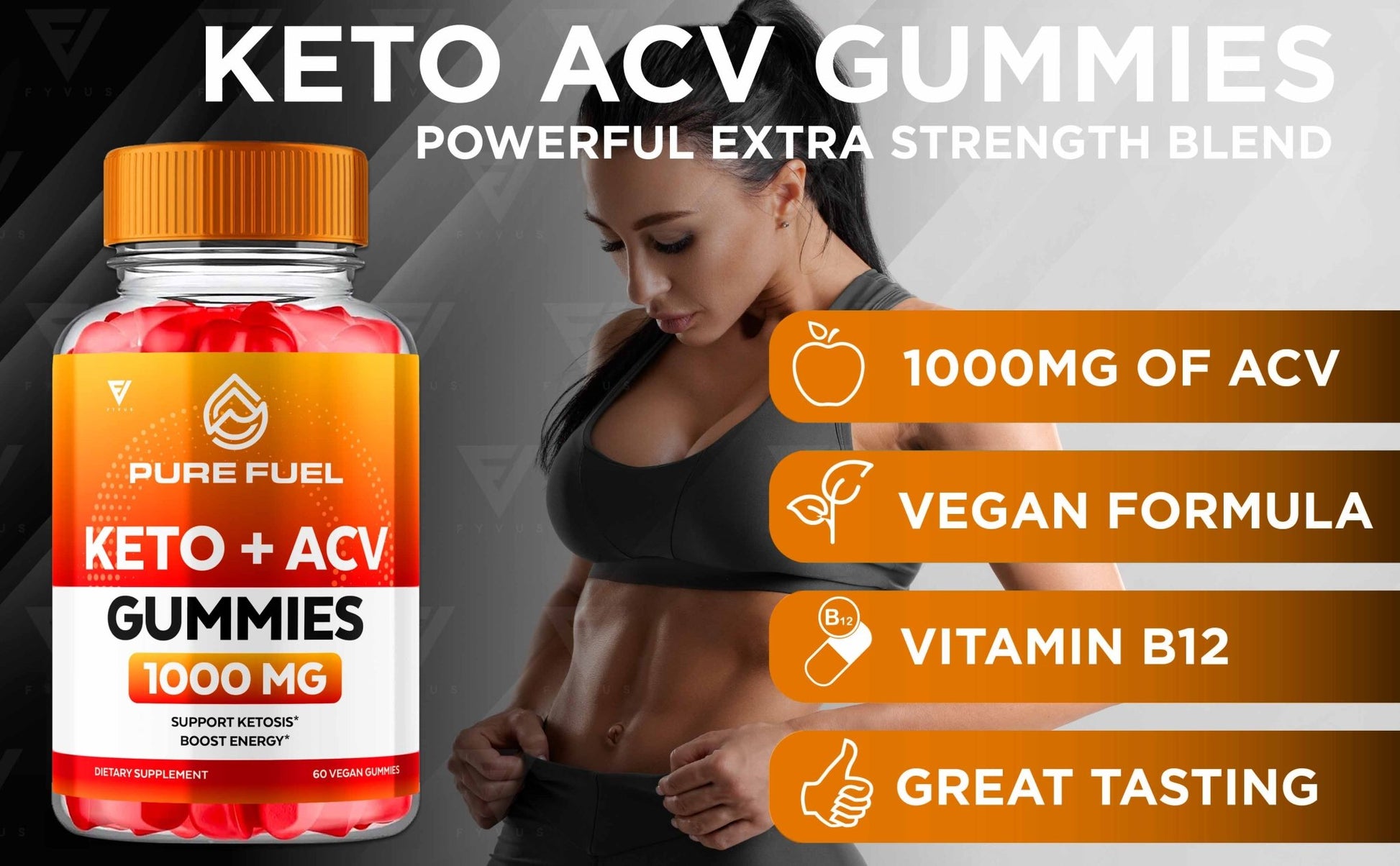 Pure Fuel - Keto ACV Gummies - Vitamin Place