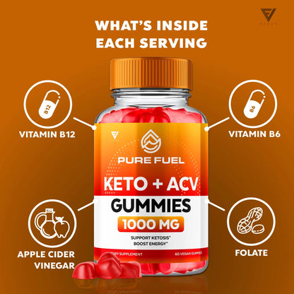 Pure Fuel - Keto ACV Gummies - Vitamin Place