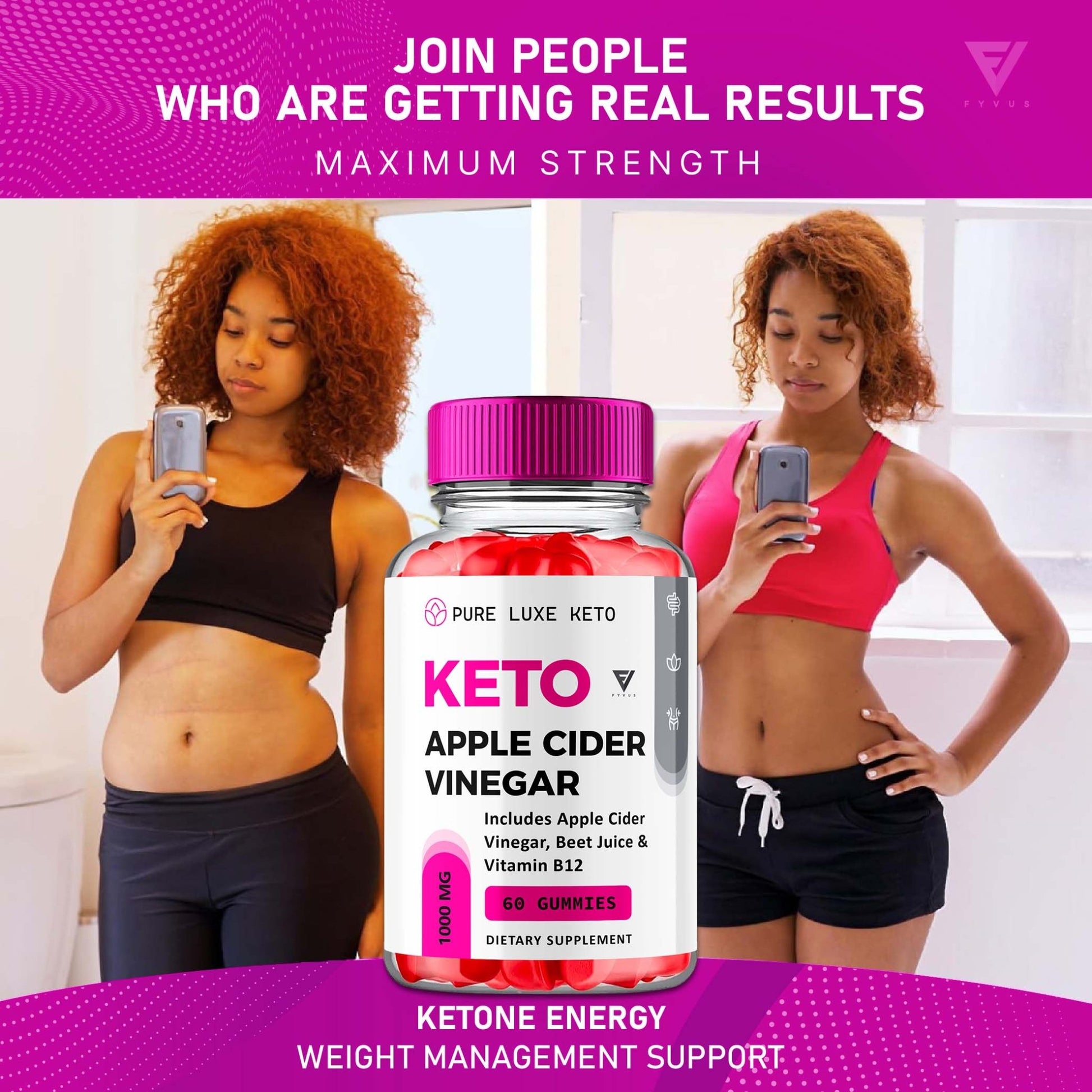Pure Luxe - Keto ACV Gummies - Vitamin Place