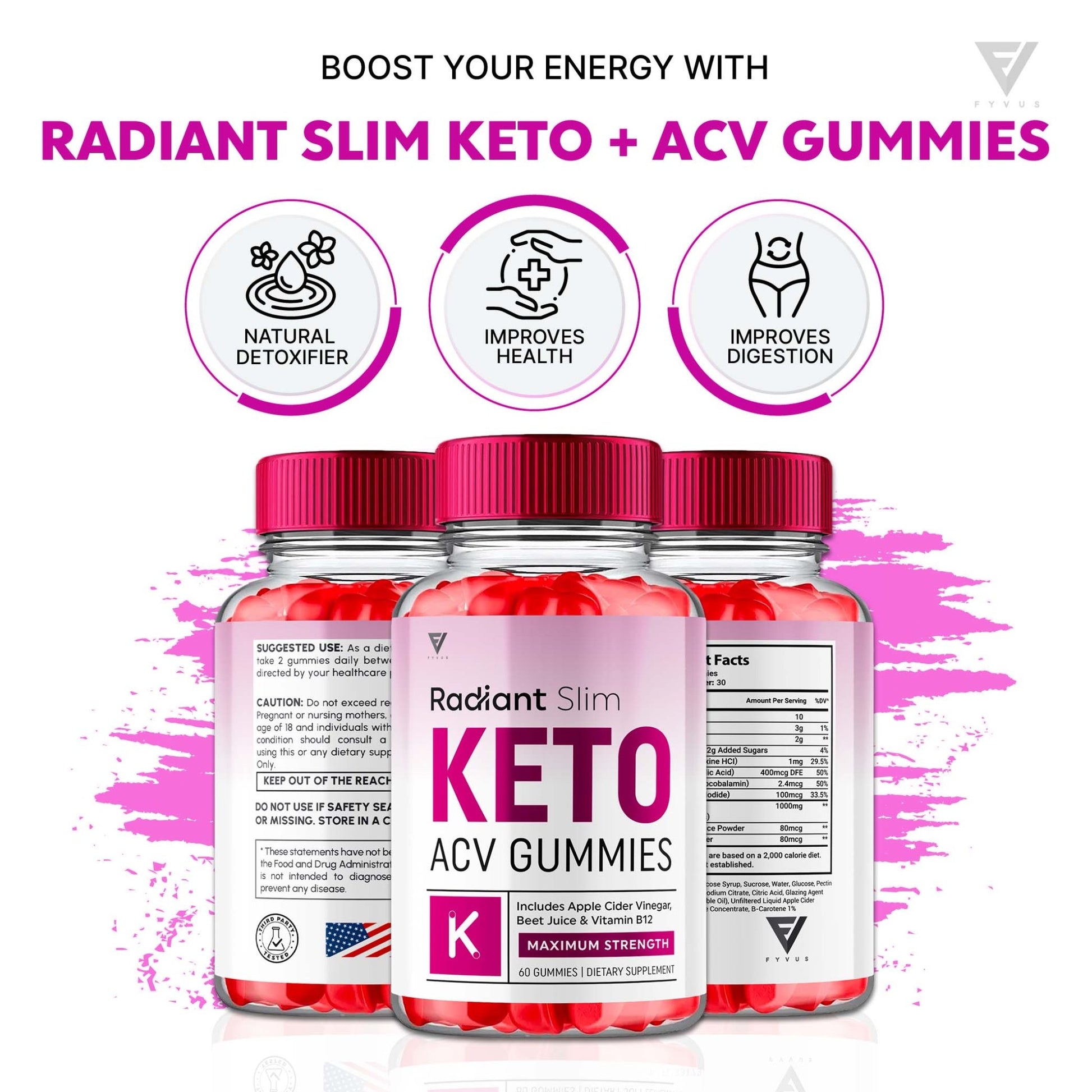 Radiant Slim - Keto ACV Gummies - Vitamin Place