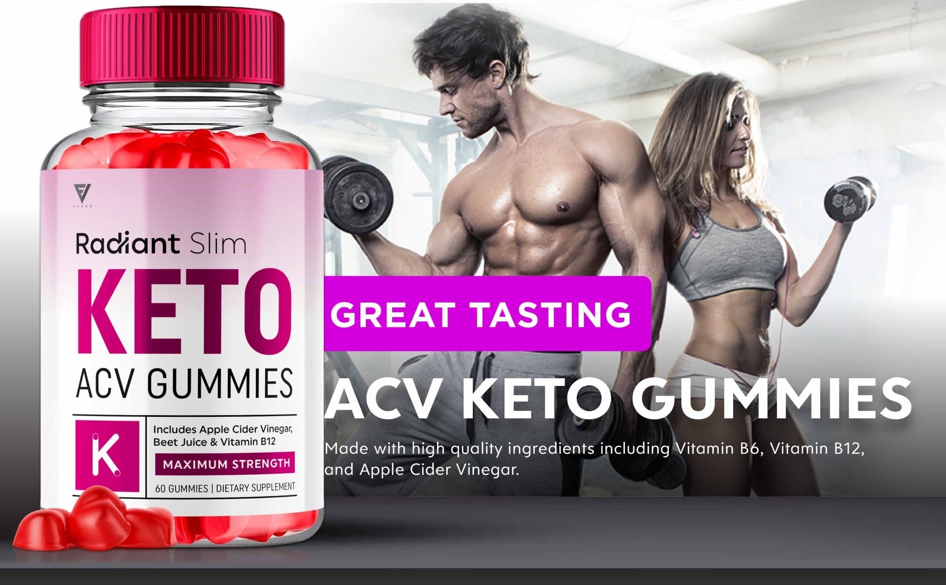 Radiant Slim - Keto ACV Gummies - Vitamin Place