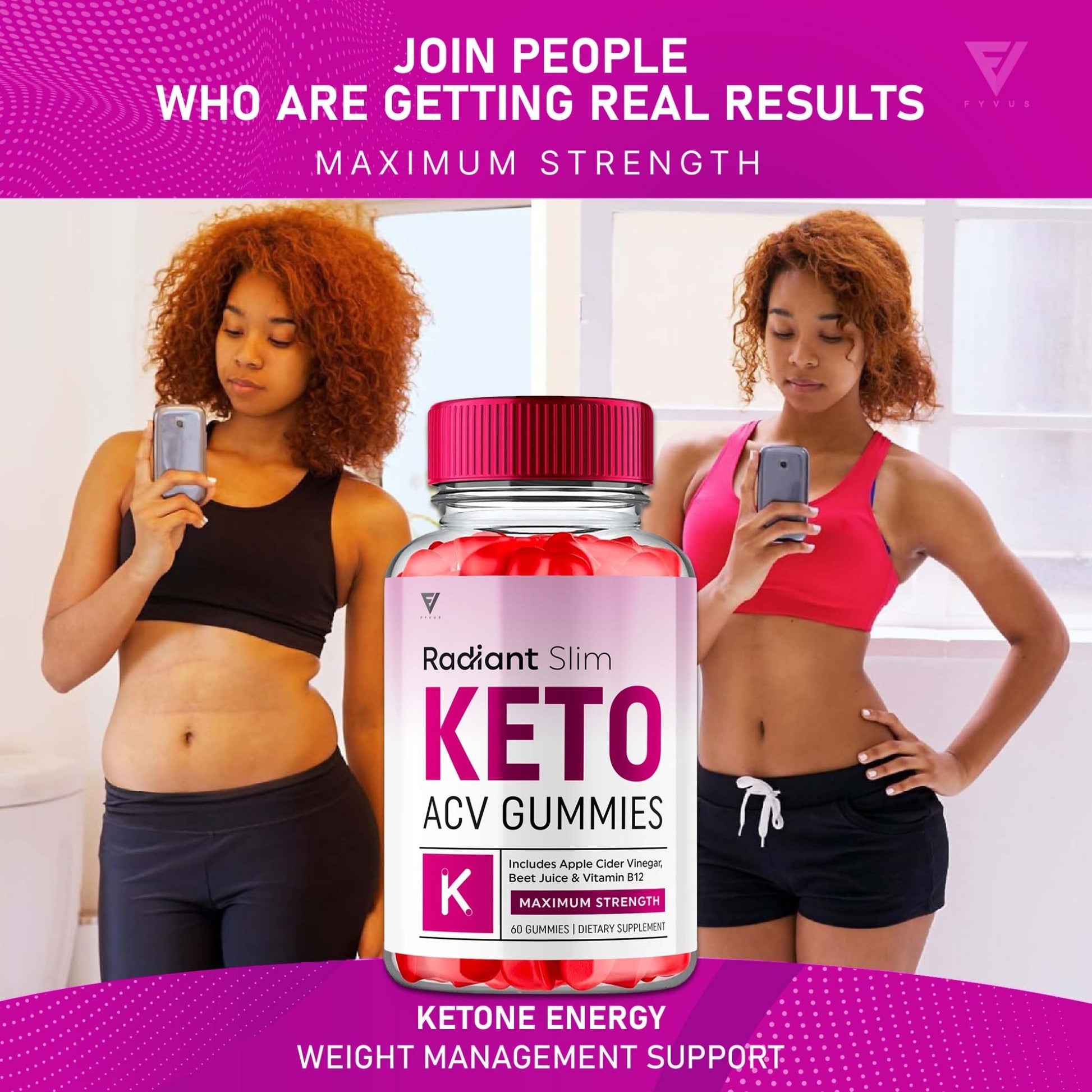 Radiant Slim - Keto ACV Gummies - Vitamin Place