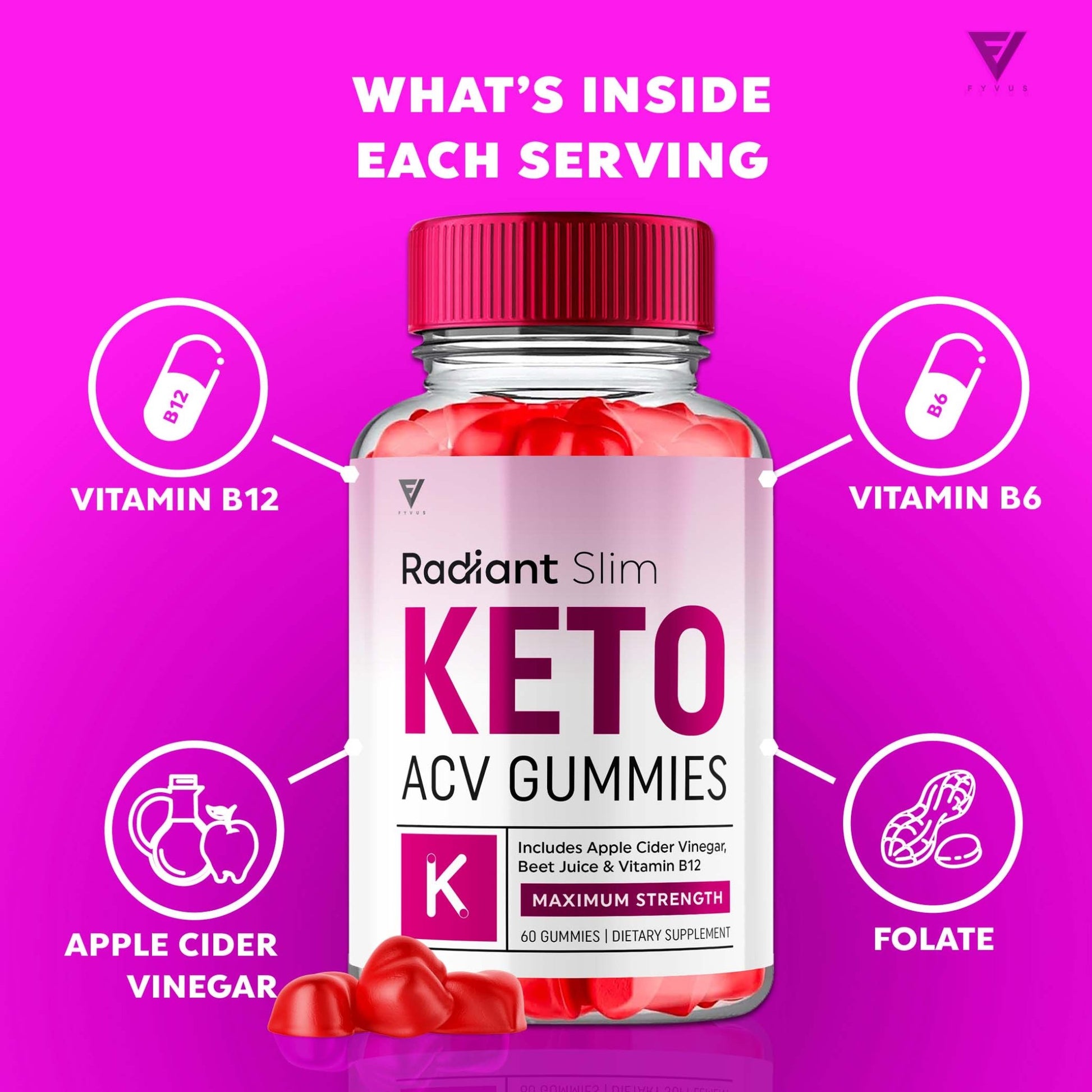 Radiant Slim - Keto ACV Gummies - Vitamin Place
