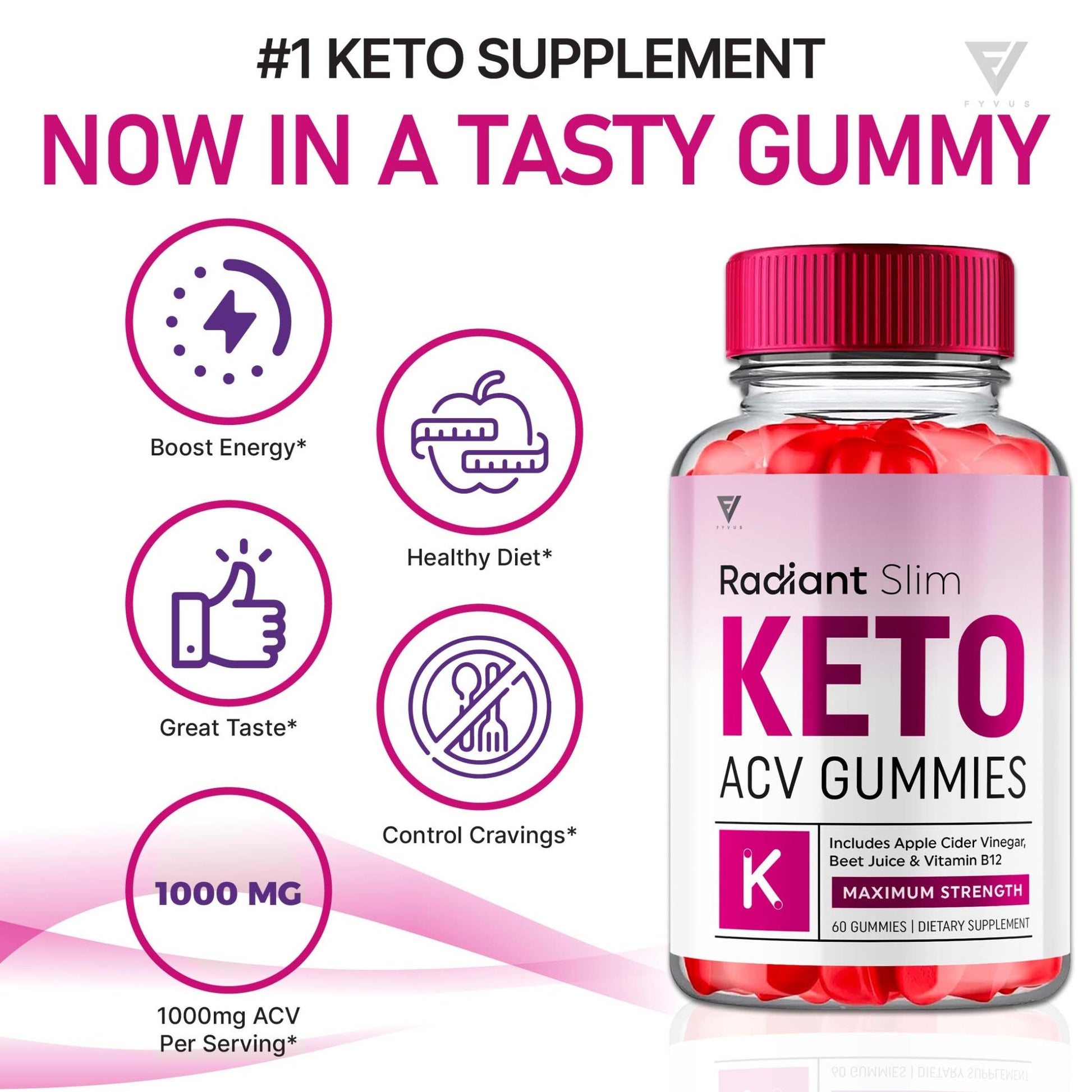 Radiant Slim - Keto ACV Gummies - Vitamin Place