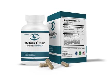 Retina Clear Advanced Eye Health Capsules - Vitamin Place - Brain & Cognitive