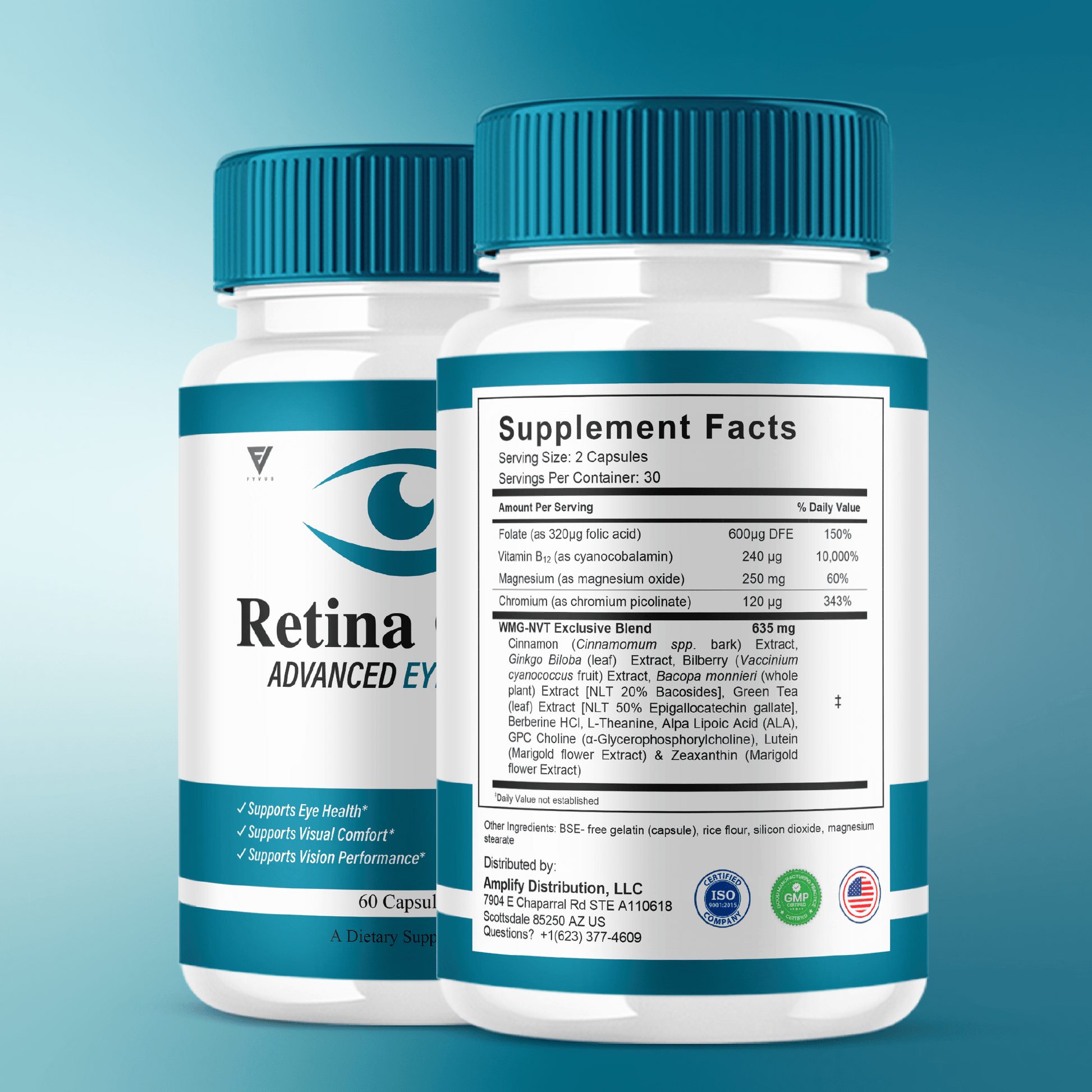 Retina Clear Advanced Eye Health Capsules - Vitamin Place - Keto Capsules