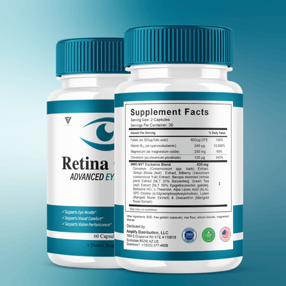 Retina Clear Advanced Eye Health Capsules - Vitamin Place - Keto Capsules