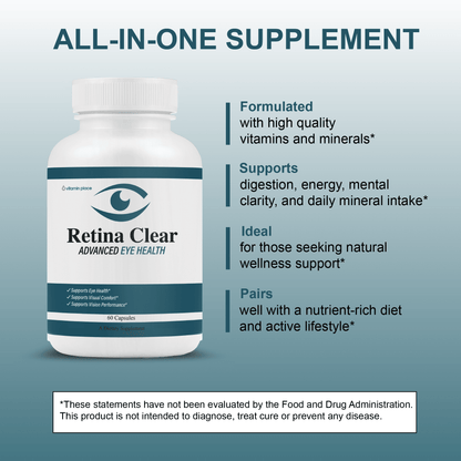 Retina Clear Advanced Eye Health Capsules - Vitamin Place - Brain & Cognitive
