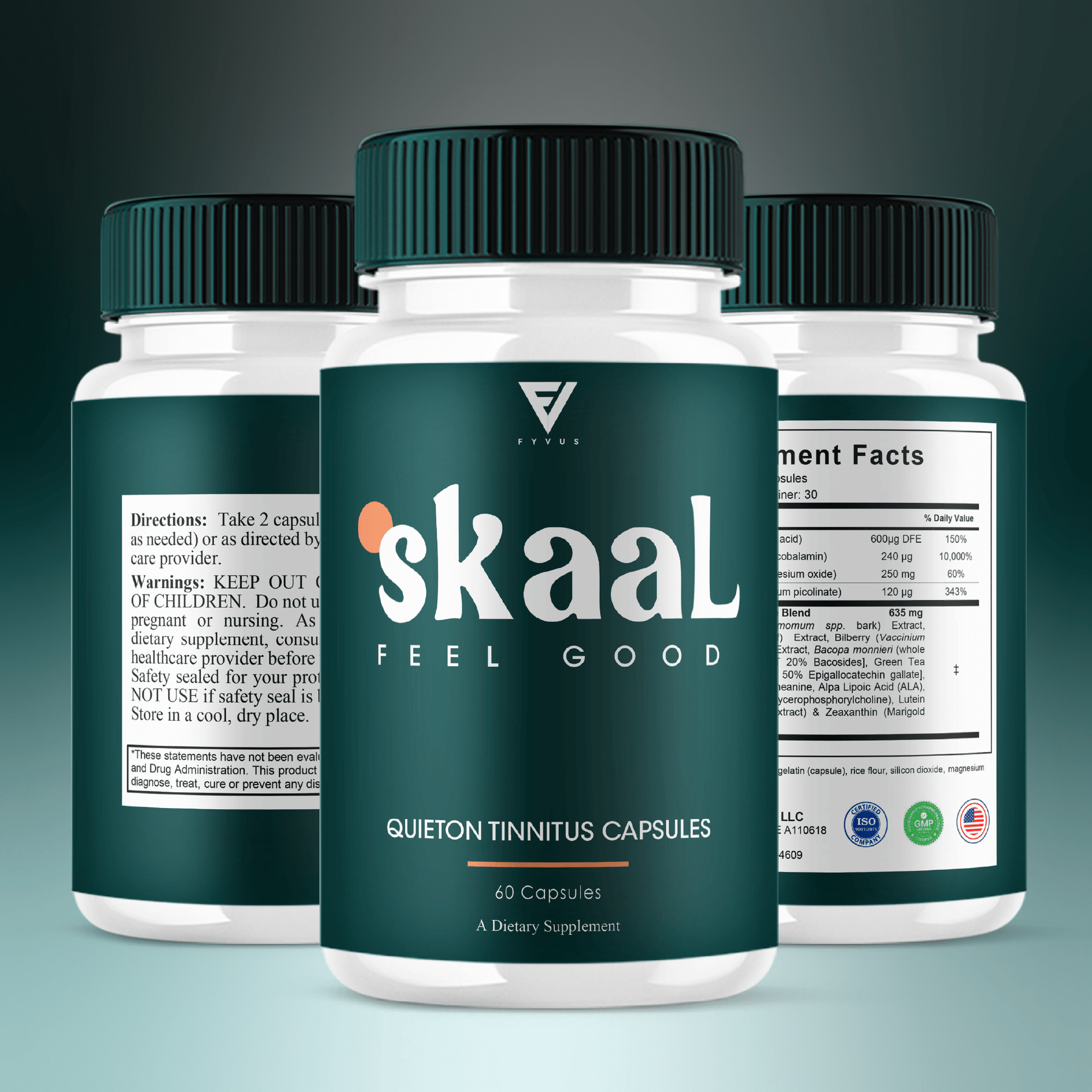 Skaal Quieton Tinnitus Capsules - Vitamin Place - Nootropic