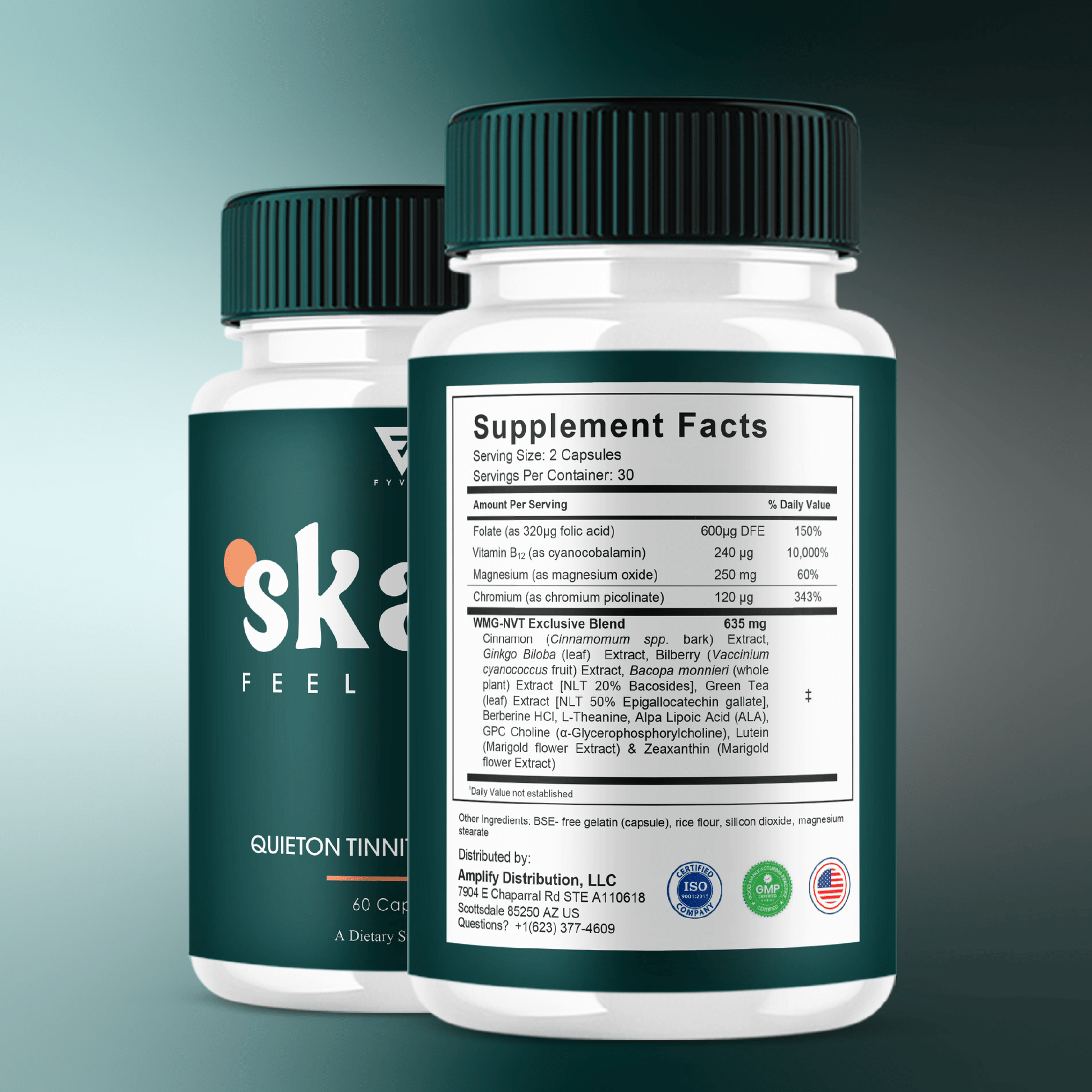 Skaal Quieton Tinnitus Capsules - Vitamin Place - Nootropic