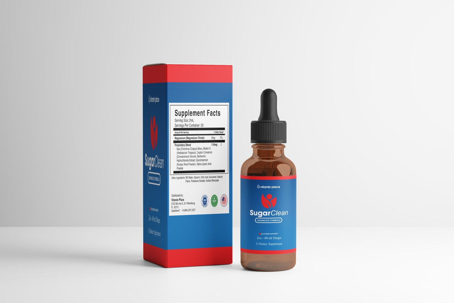 Sugar Clean Drops - Vitamin Place - Energy & Circulation