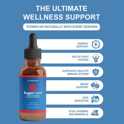 Sugar Clean Drops - Vitamin Place - Energy & Circulation