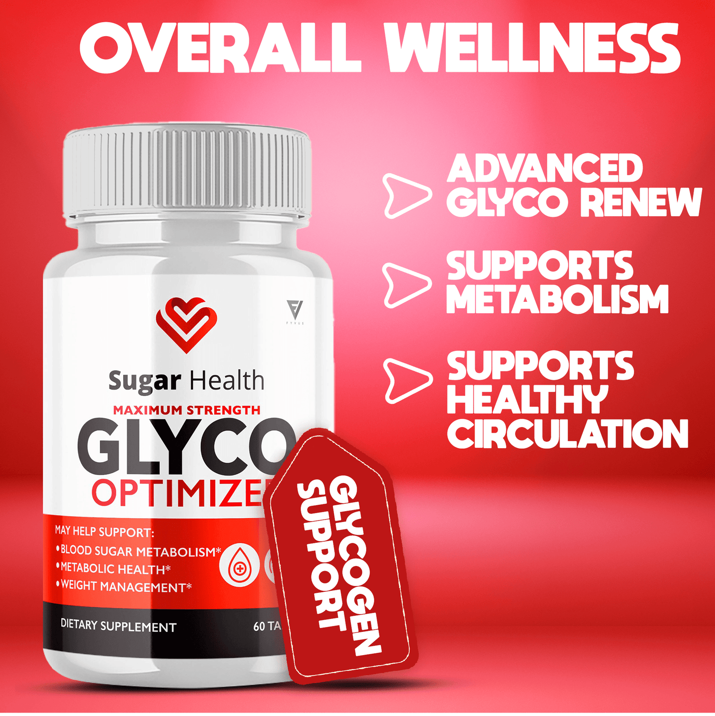 Sugar Health Glycogen Support Capsules - Vitamin Place - Blood Sugar Capsules