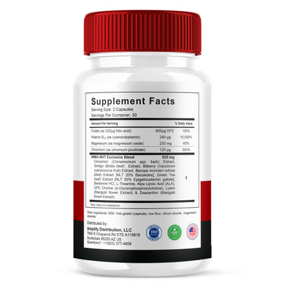 Sugar Health Glycogen Support Capsules - Vitamin Place