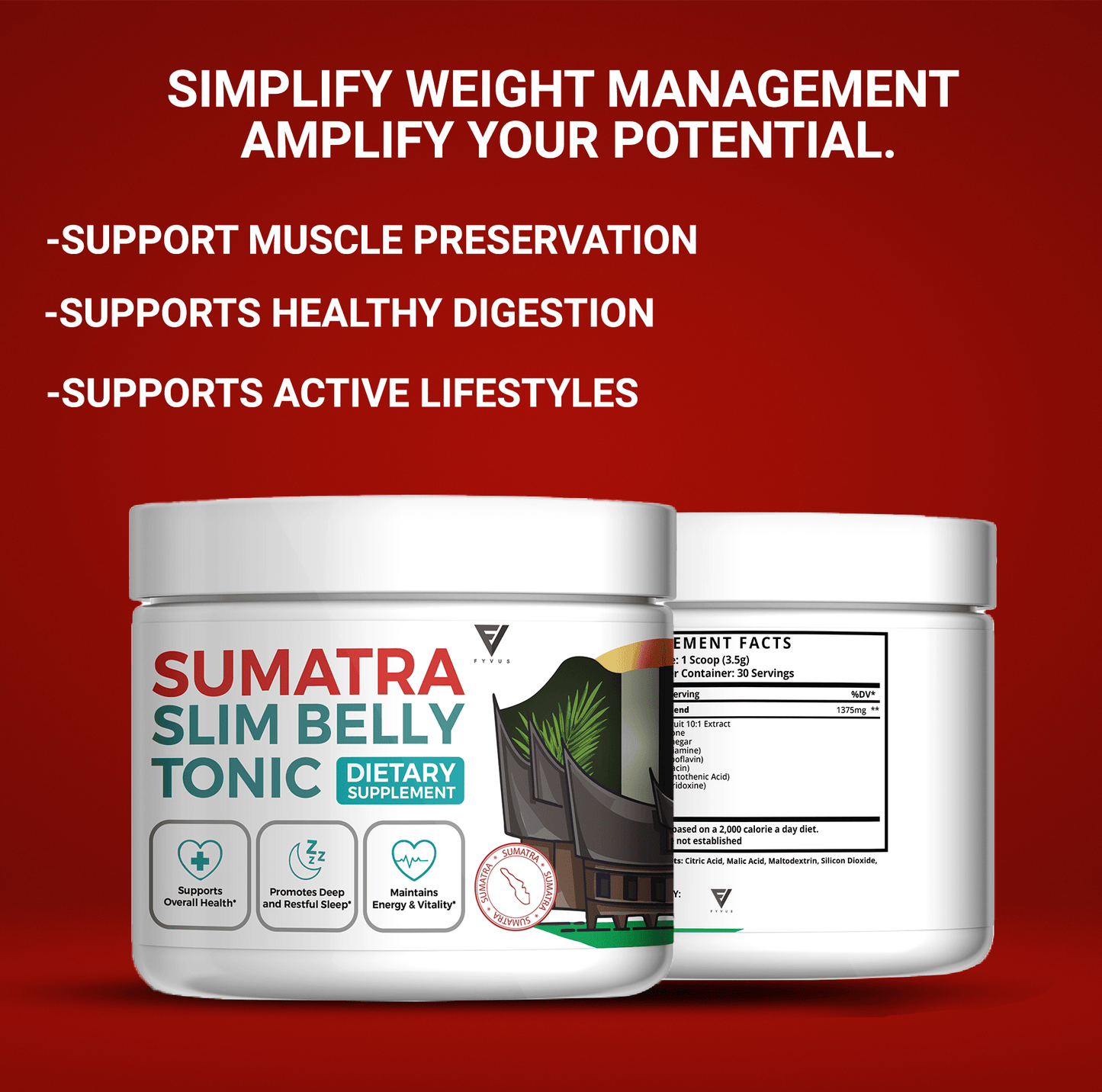 Sumatra Slim Belly Tonic Powder - Vitamin Place - Powder