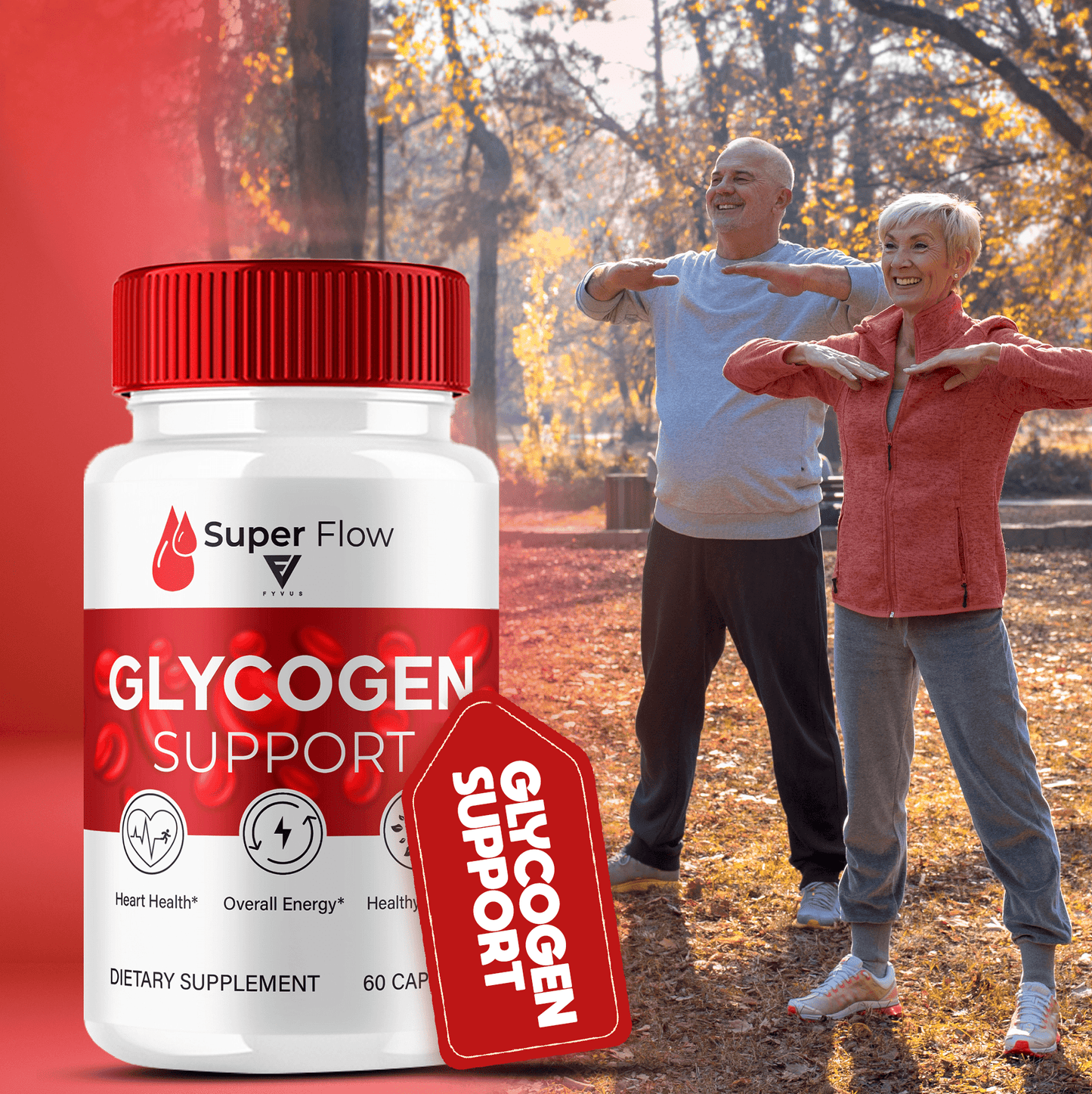 Super Flow Glycogen Support Capsules - Vitamin Place - Blood Sugar Capsules