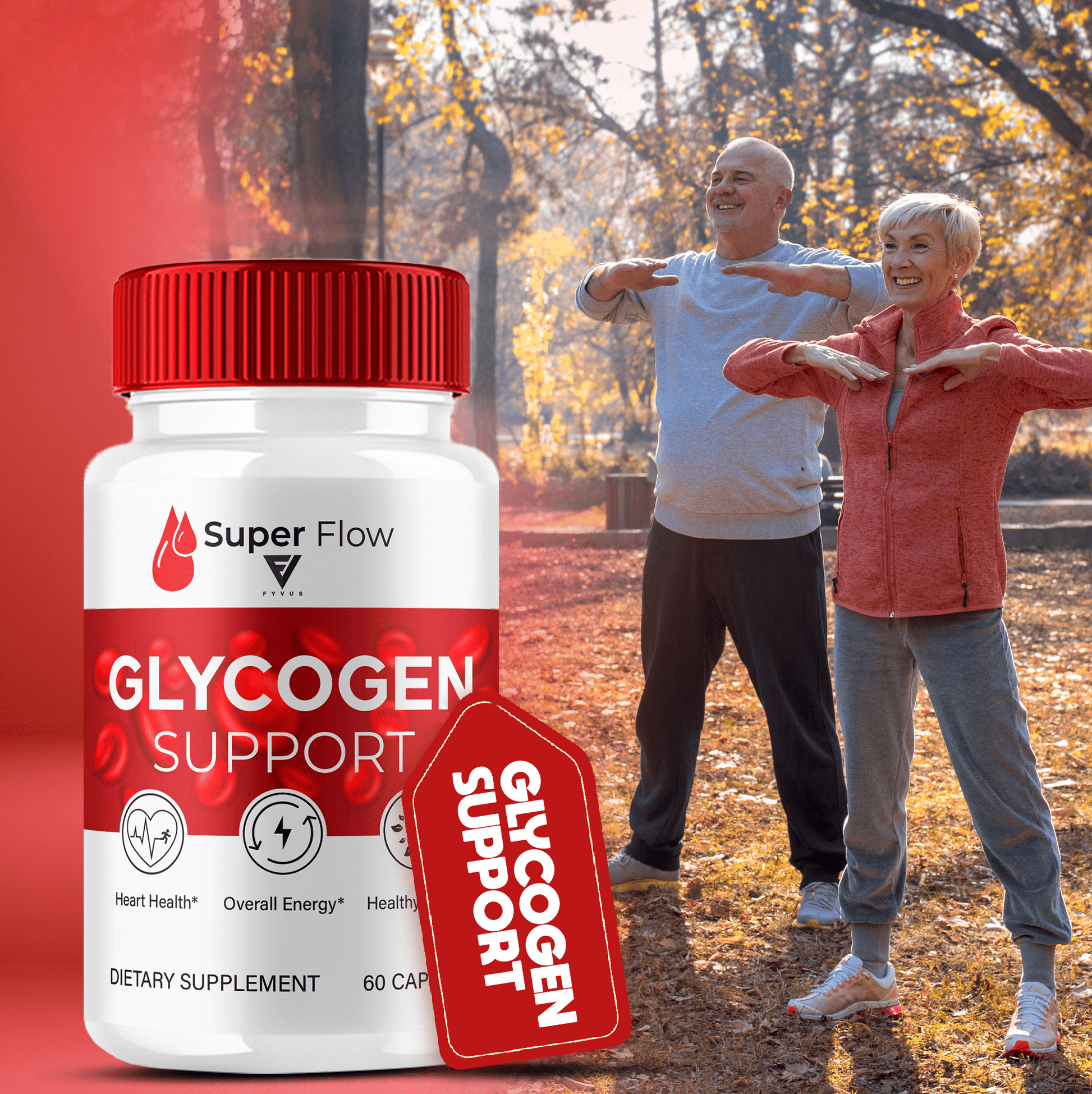 Super Flow Glycogen Support Capsules - Vitamin Place - Blood Sugar Capsules