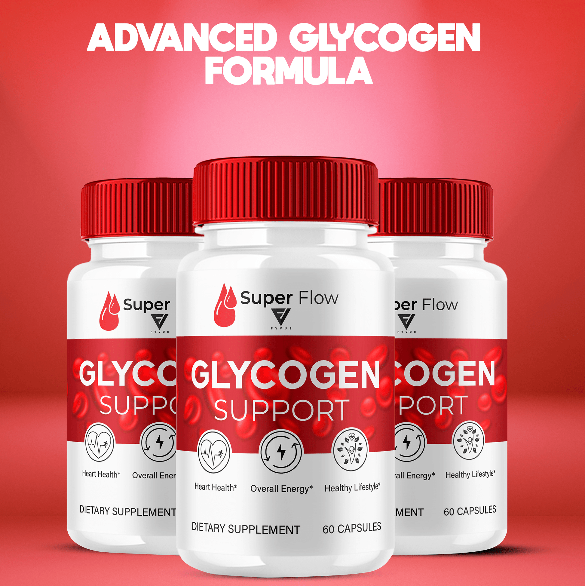 Super Flow Glycogen Support Capsules - Vitamin Place - Blood Sugar Capsules