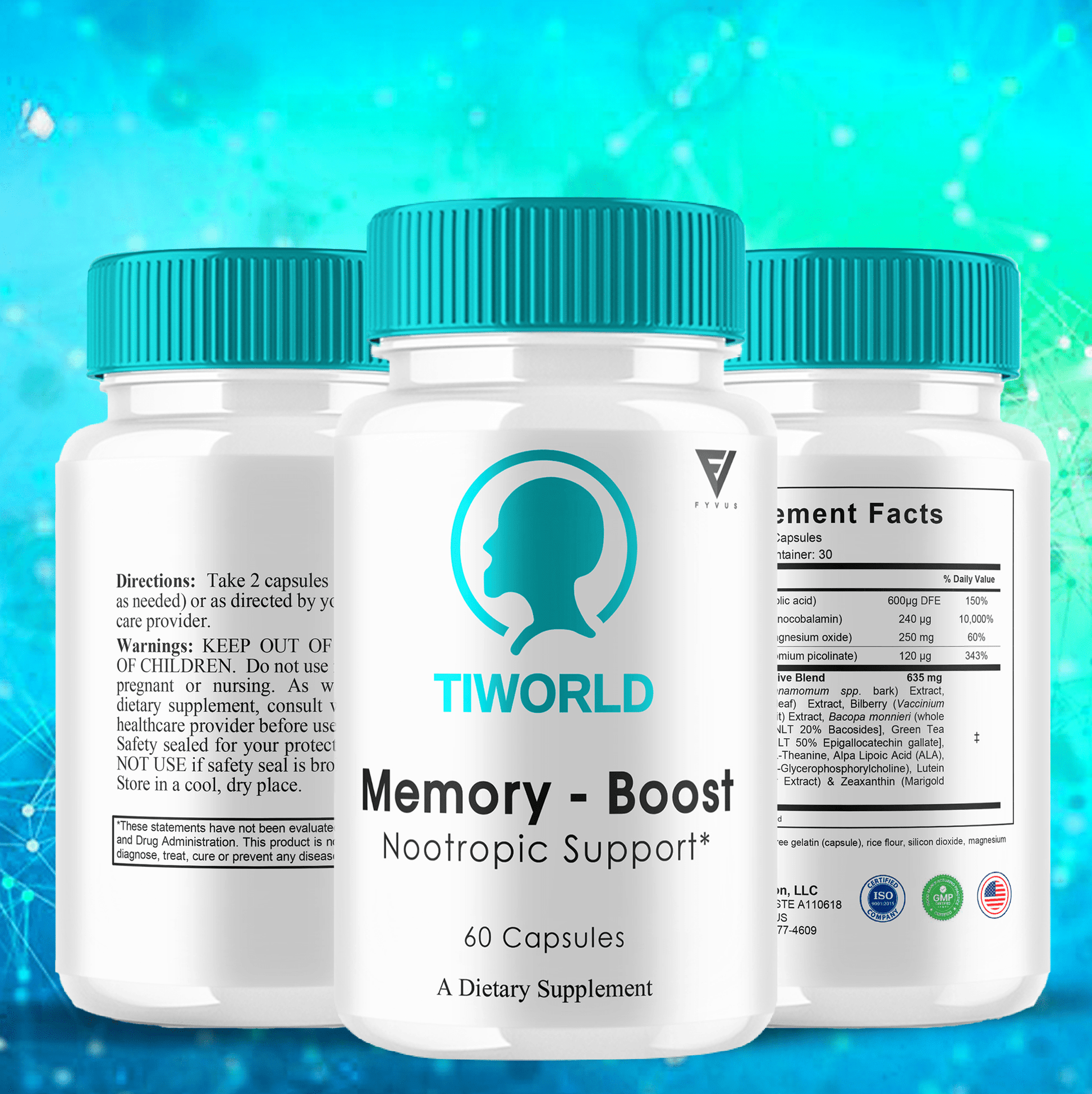Tiworld Nootropic Capsules - Vitamin Place - Nootropic
