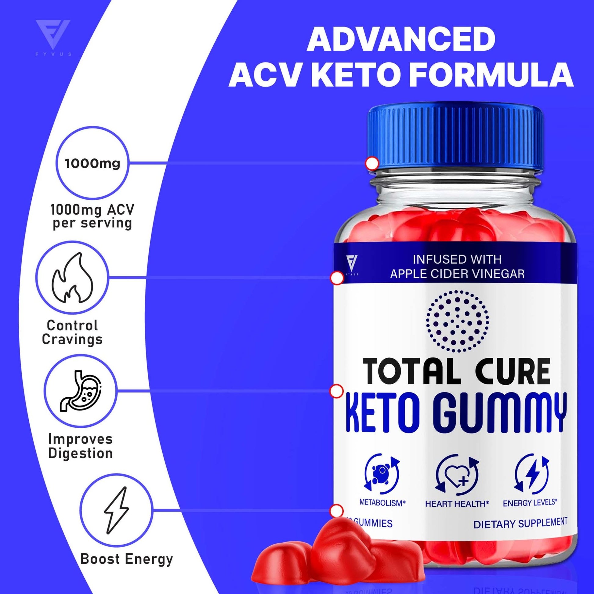 Total Cure - Keto ACV Gummies - Vitamin Place