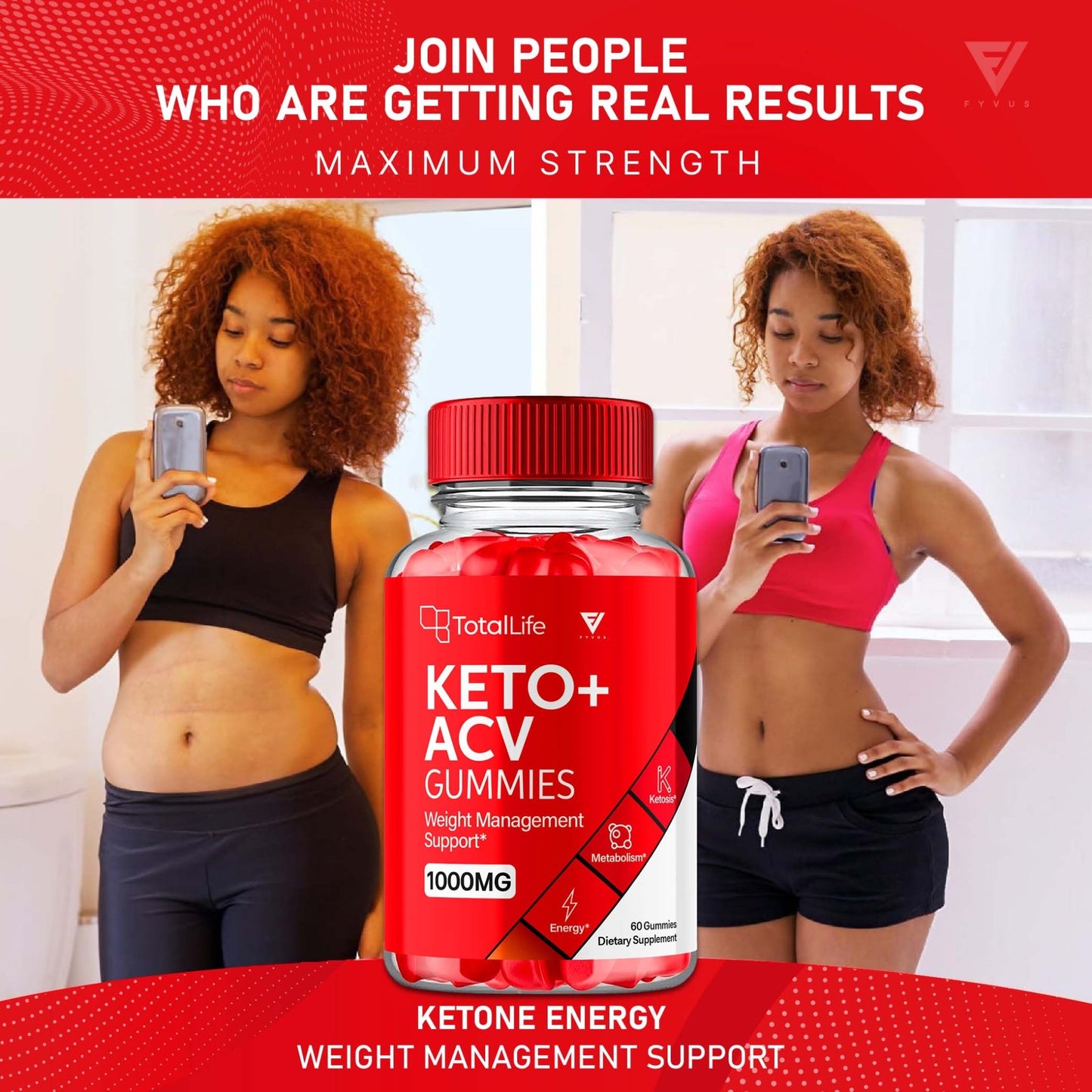 TotalLife - Keto ACV Gummies - Vitamin Place