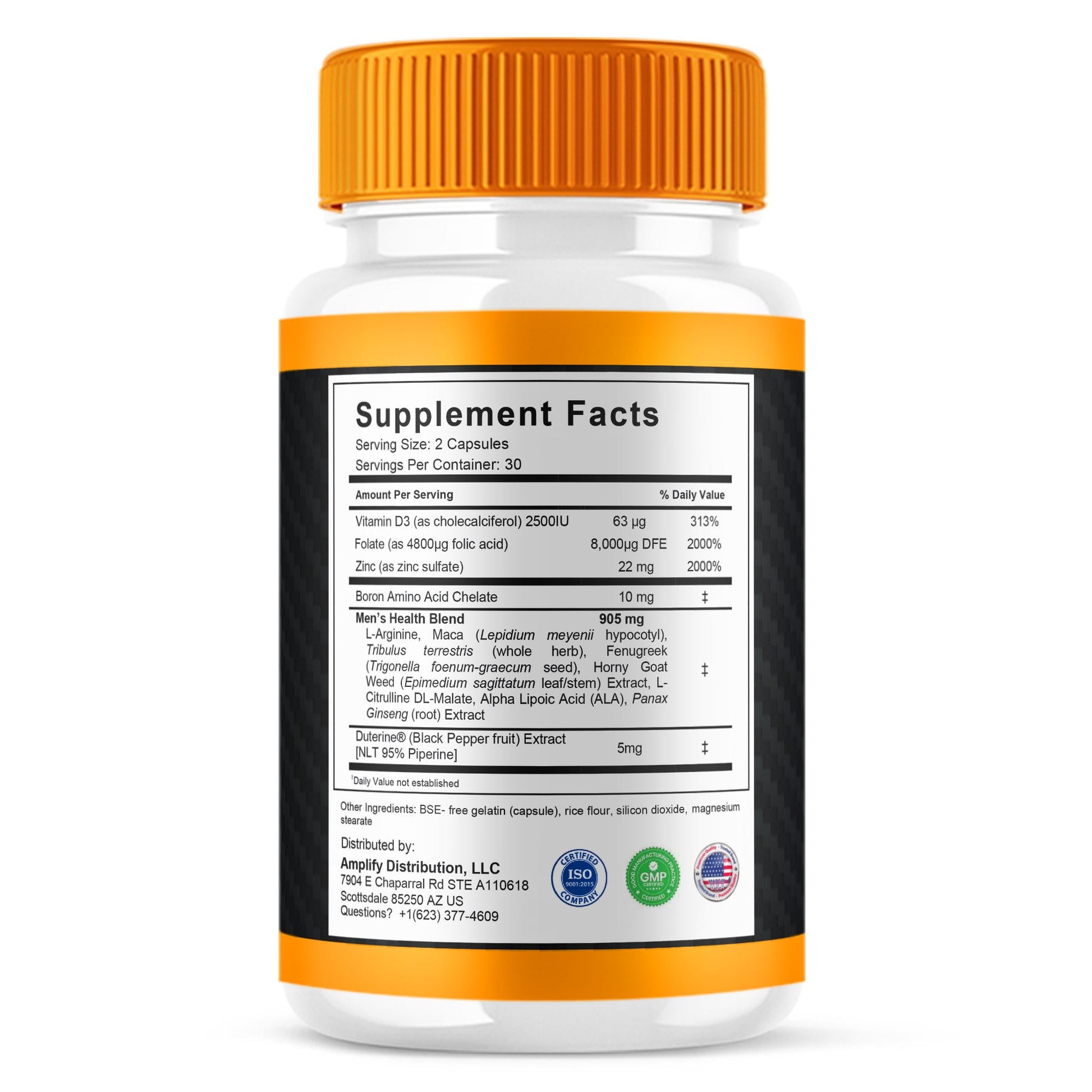 Vigor Force Men’s Wellness Capsules | Vitamin-Place
