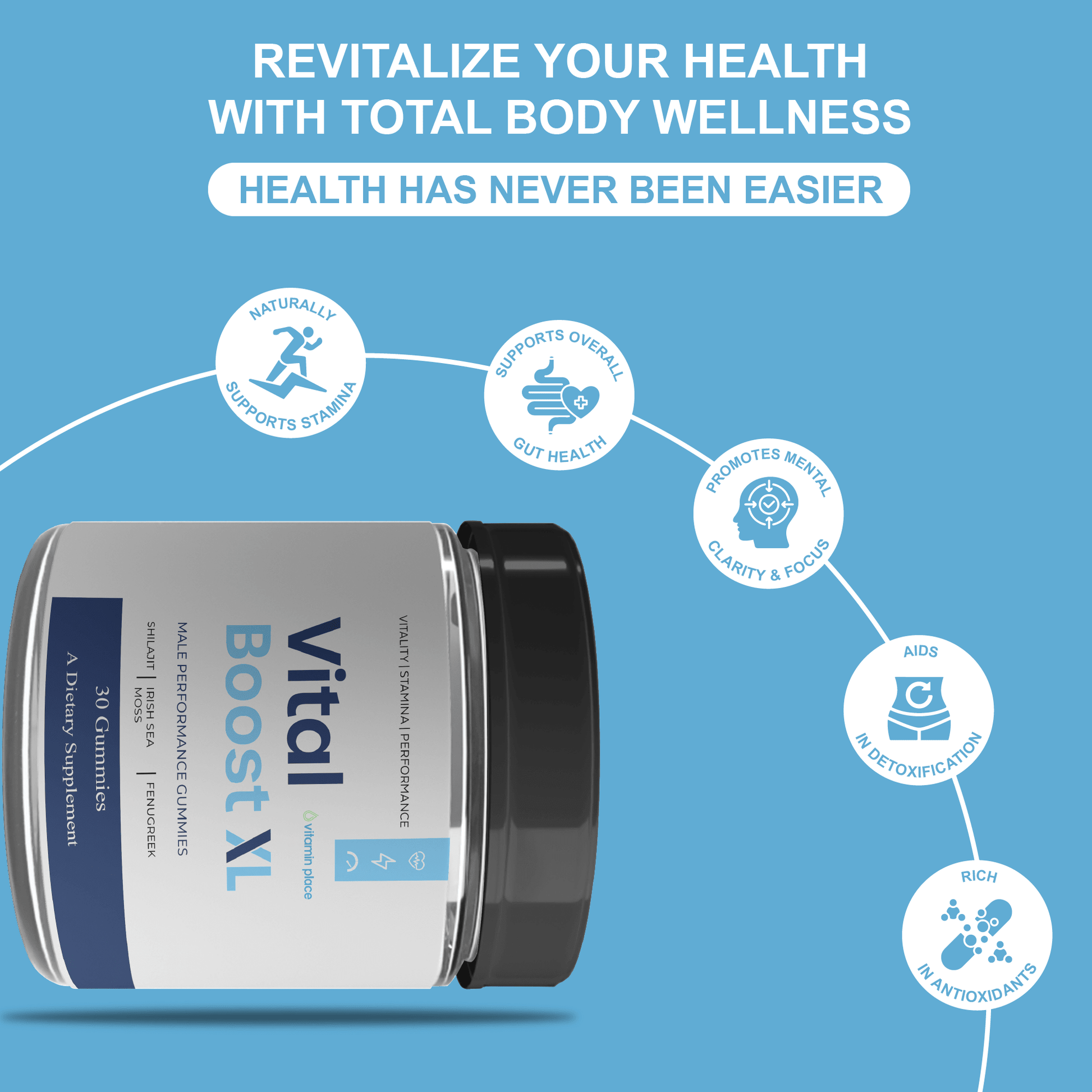 Vital Boost XL Gummies - Vitamin Place - Men's Health