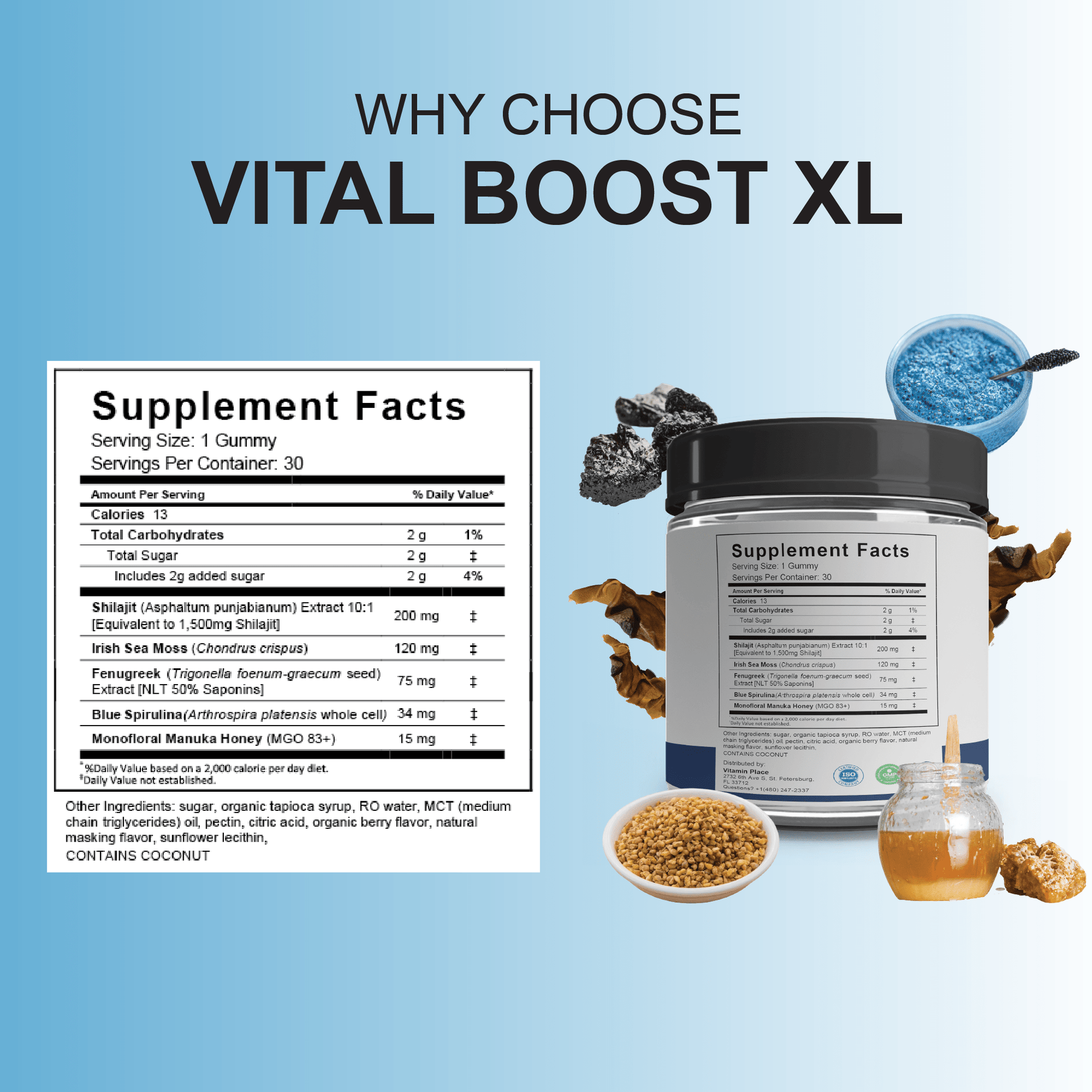 Vital Boost XL Gummies - Vitamin Place - Men's Health