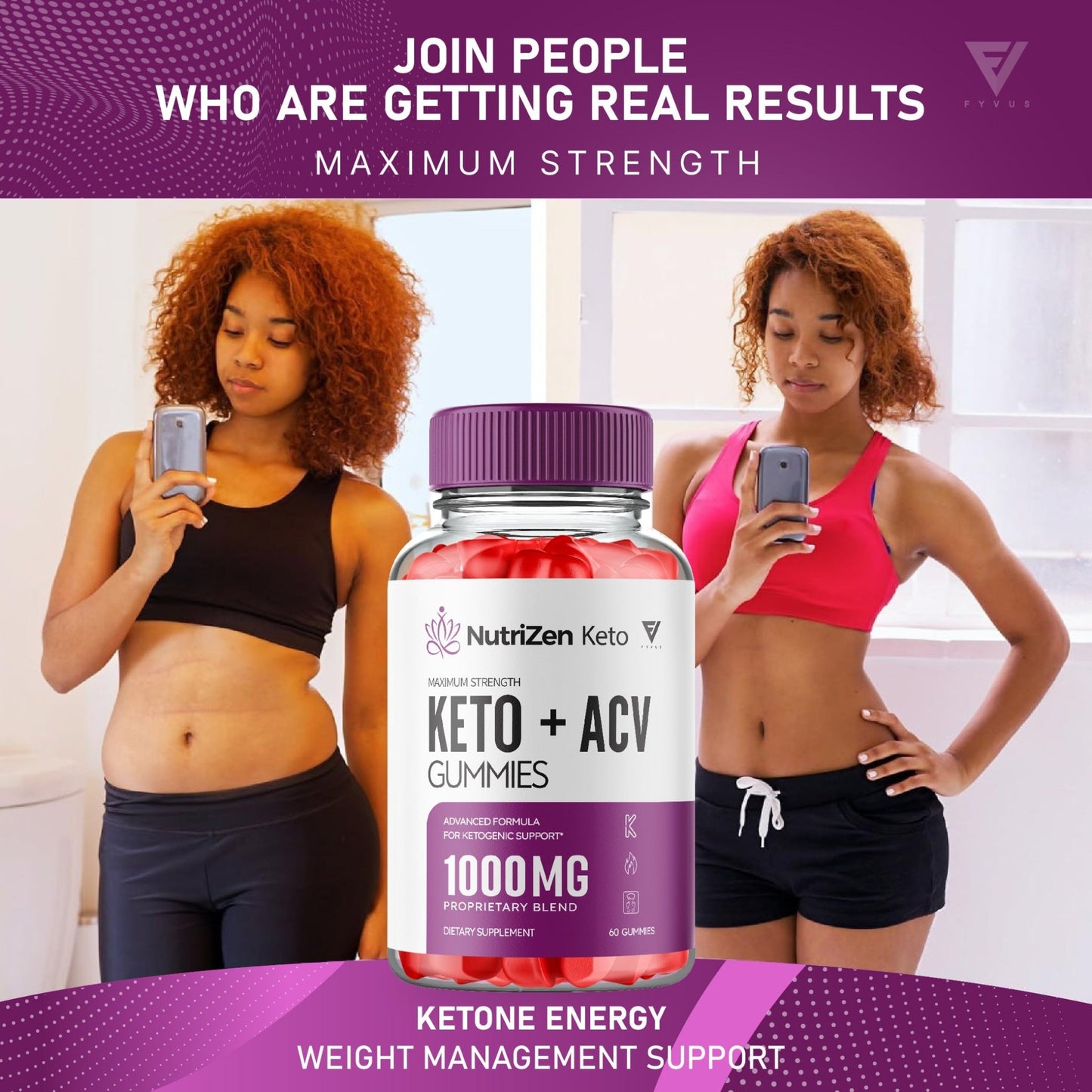 NutriZen Keto - Keto ACV Gummies - Vitamin Place